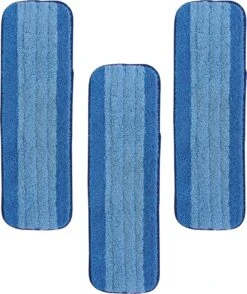 Bona Microfiber Cleaning Pad - Microvezel Reinigingspad - Vervangingsdoek - 42 CM - 500 X Wasbaar - 3 Stuks