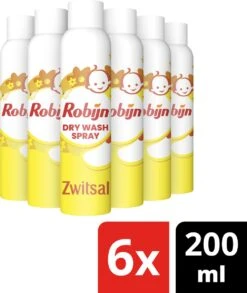 Robijn Zwitsal Dry Wash Spray - 6 X 200 Ml - Voordeelverpakking 11 Robijn Zwitsal Dry Wash Spray - 6 X 200 Ml - Voordeelverpakking -Winkel Voor Dagelijkse Benodigdheden 1013x1200