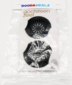 Doodadeals® Gootsteen Zeef - Afvoerzeef Douche - Plastic - Universeel Toepasbaar - Zwart - 2 Stuks -Winkel Voor Dagelijkse Benodigdheden 1015x1200 1