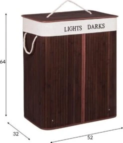 Springos Dubbele Wasmand | 2 Vakken Met Deksel | Opvouwbaar | 100 Liter | Met Uitneembare Waszak | Wasmand | Bruin 21 Springos Dubbele Wasmand | 2 Vakken Met Deksel | Opvouwbaar | 100 Liter | Met Uitneembare Waszak | Wasmand | Bruin -Winkel Voor Dagelijkse Benodigdheden 1033x1200 3