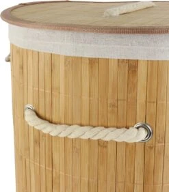 Orange85 Wasmand - Met Deksel - Rond Bamboe - 48 Liter - Bruin - 35x50 Cm - Wasmanden -Winkel Voor Dagelijkse Benodigdheden 1053x1200 1