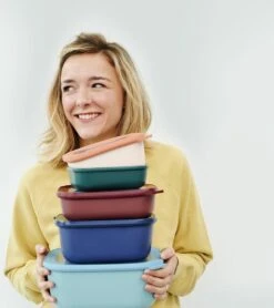 Mepal - Multikom Cirqula Rechthoekig 3-delige Set (500+1000+2000) - Mag In De Vriezer, Magnetron En Vaatwasser – Nordic Black – Meal Prep Bakjes - Bewaardozen Met Deksel -Winkel Voor Dagelijkse Benodigdheden 1066x1200 2