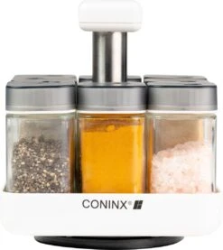 Coninx Kruidenrek Staand - Draaiend Kruidenrek Met Glazen Potjes - Kruidencarrousel Draaibaar - 8 Kruidenpotjes - Wit / RVS 22 Coninx Kruidenrek Staand - Draaiend Kruidenrek Met Glazen Potjes - Kruidencarrousel Draaibaar - 8 Kruidenpotjes - Wit / RVS -Winkel Voor Dagelijkse Benodigdheden 1069x1200