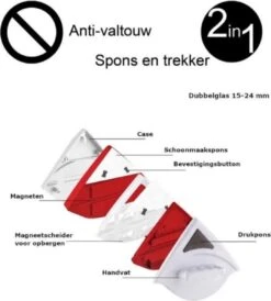 UP / Magnetische Raamwisser / Ruitenreiniger / Magnetische Glazenwasser / Glasreiniger Borstel / Ruitenwisser / Dubbele Magneet / Raamreiniger 15 UP / Magnetische Raamwisser / Ruitenreiniger / Magnetische Glazenwasser / Glasreiniger Borstel / Ruitenwisser / Dubbele Magneet / Raamreiniger -Winkel Voor Dagelijkse Benodigdheden 1082x1200 5