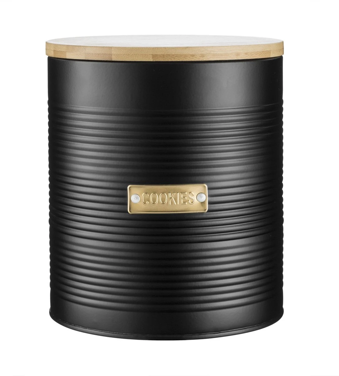 Typhoon - Otto – Vershouddoos - Koekjestrommel - Zwart - ø16cm H18cm 3 Typhoon - Otto – Vershouddoos - Koekjestrommel - Zwart - ø16cm H18cm