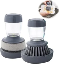 Afwasborstel Met Zeepdispenser – Met 3 Verschillende Opzet Stukken – Inclusief Houder – Grijs – Afwas Borstel Zeepreservoir – Zeep Handborstel – Doseerpomp – Afwasmiddel Dispenser – Navulbaar 13 Afwasborstel Met Zeepdispenser – Met 3 Verschillende Opzet Stukken – Inclusief Houder – Grijs – Afwas Borstel Zeepreservoir – Zeep Handborstel – Doseerpomp – Afwasmiddel Dispenser – Navulbaar -Winkel Voor Dagelijkse Benodigdheden 1107x1200 6