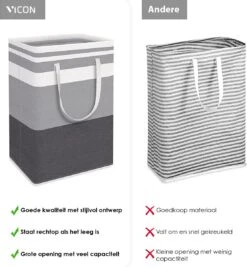 Draagbare Wasmand Met Versterkte Handgrepen - Set Van 3 X 75L Inhoud - Opvouwbaar - Waszakken Voor Wasgoed - Wassorteerder - Organizer Kleding - Wasbox 14 Draagbare Wasmand Met Versterkte Handgrepen - Set Van 3 X 75L Inhoud - Opvouwbaar - Waszakken Voor Wasgoed - Wassorteerder - Organizer Kleding - Wasbox -Winkel Voor Dagelijkse Benodigdheden 1111x1200 4
