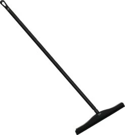 Vikan Vloertrekker Met Steel Zwart - 40 Cm Vloerwisser - Kunststof Steel - Ophanghaak - Watertrekker In Badkamer