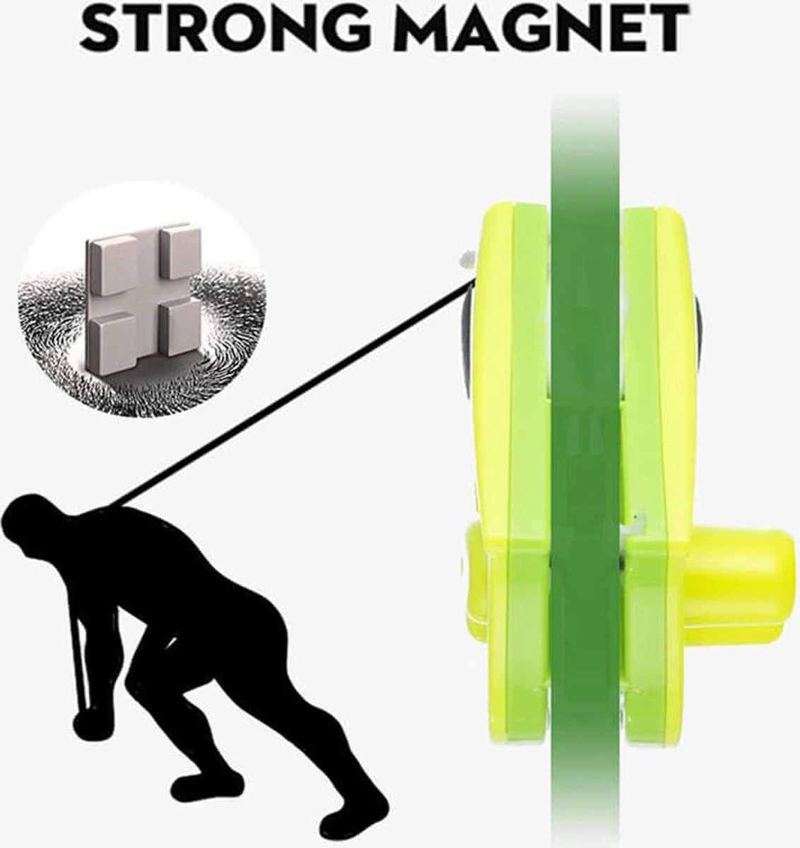 2 Stuks Magnetische Raamwisser Voor Dubbelglas - Ruitenreiniger - Ramenwasser - Magneet Ruitenwisser 5 2 Stuks Magnetische Raamwisser Voor Dubbelglas - Ruitenreiniger - Ramenwasser - Magneet Ruitenwisser - Afbeelding 3