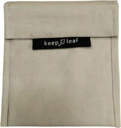 Keep Leaf - Boterhamzakje XL - Grijs