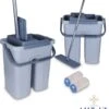Add To Life Dweilsysteem Vloerwisser - Mop - Self-wash- En Droogsysteem - 2 Stuks Absorberende Pads - Met Emmer - Grijs -Winkel Voor Dagelijkse Benodigdheden 1137x1200 3