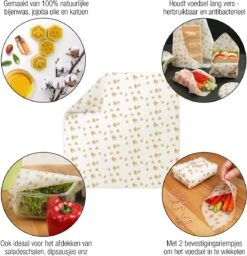 Amazy Bijenwasdoekjes (Set Van 7) - Gemaakt Van 100% Natuurlijke Bijenwas | Duurzaam Alternatief Voor Huishoudfolie En Aluminiumfolie - Voor Fruit, Groenten, Brood, Kaas En Ander Voedsel | Gecertificeerd 10 Amazy Bijenwasdoekjes (Set Van 7) - Gemaakt Van 100% Natuurlijke Bijenwas | Duurzaam Alternatief Voor Huishoudfolie En Aluminiumfolie - Voor Fruit, Groenten, Brood, Kaas En Ander Voedsel | Gecertificeerd -Winkel Voor Dagelijkse Benodigdheden 1159x1200 1