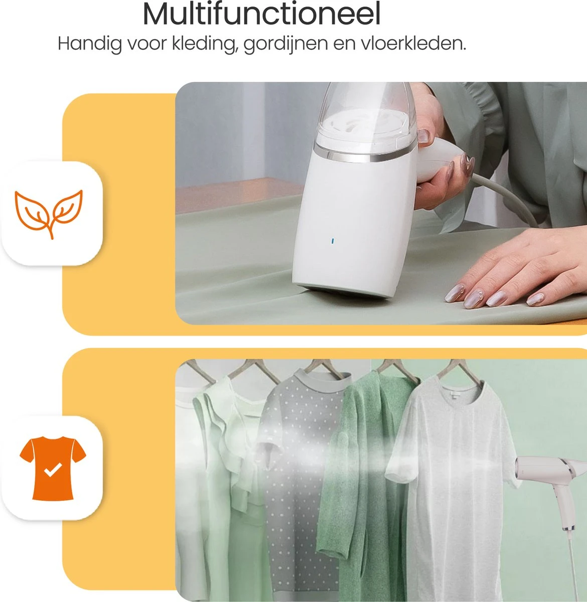 Goliving Kledingstomer - Handstomer Voor Kleding/textiel/stof - Stoomstrijkijzer - Handstoomreiniger - Handstomer - Opvouwbaar - Incl. Reis-etui - Groen 6 Goliving Kledingstomer - Handstomer Voor Kleding/textiel/stof - Stoomstrijkijzer - Handstoomreiniger - Handstomer - Opvouwbaar - Incl. Reis-etui - Groen - Afbeelding 4