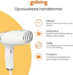 Goliving Kledingstomer - Handstomer Voor Kleding/textiel/stof - Stoomstrijkijzer - Handstoomreiniger - Handstomer - Opvouwbaar - Incl. Reis-etui - Groen 13 Goliving Kledingstomer - Handstomer Voor Kleding/textiel/stof - Stoomstrijkijzer - Handstoomreiniger - Handstomer - Opvouwbaar - Incl. Reis-etui - Groen -Winkel Voor Dagelijkse Benodigdheden 1171x1200 15
