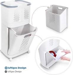 Wassorteerder – Wasmand Met 3 Vakken - Op Wieltjes - Valencia 8 Wassorteerder – Wasmand Met 3 Vakken - Op Wieltjes - Valencia -Winkel Voor Dagelijkse Benodigdheden 1172x1200 13