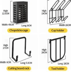 TammaT - Afdruiprek Met Lekbak 2 Laags – Inklapbaar - Afwasrek – Met 2 Lekbakken – Extra Accessories Voor Servies En Snijplanken - RVS - 38x35x26,5cm -Winkel Voor Dagelijkse Benodigdheden 1174x1200 7