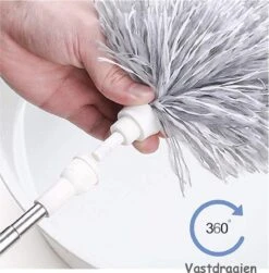 Fain® Plumeau Met Telescoopsteel – Grijs – 80 Tot 280 Cm - Uitschuifbaar – Wasbaar - Flexibel 360° Draaibaar – Duster - Microvezel Ragebol -Winkel Voor Dagelijkse Benodigdheden 1181x1200 8