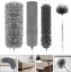 Livv Goods Telescopische Plumeau Set Met Telescoopsteel - 5 In 1 - Tot 250 Cm Uitschuifbaar - Duster - Stoffer 17 Livv Goods Telescopische Plumeau Set Met Telescoopsteel - 5 In 1 - Tot 250 Cm Uitschuifbaar - Duster - Stoffer -Winkel Voor Dagelijkse Benodigdheden 1184x1200 6