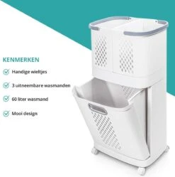 Sens Design Wasmanden Met Deksel - Wassorteerder 3 Vakken Op Wieltjes -Winkel Voor Dagelijkse Benodigdheden 1190x1200 14