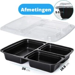 Meal Prep Bakjes - 6 Stuks - 3 Compartimenten - Vershoudbakjes - Meal Prep - 1L - Magnetron Bakjes Met Deksel - Vershouddoos -Winkel Voor Dagelijkse Benodigdheden 1193x1200 18