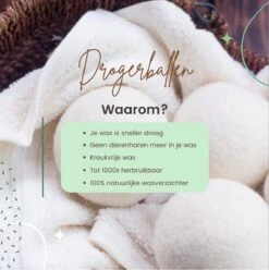 Geniet Van Gemak® | Herbruikbare Wollen Drogerballen | Wasbollen | Schaapswol | Duurzame En Energiebesparende Wasballen | 6 XL Drogerballen 14 Geniet Van Gemak® | Herbruikbare Wollen Drogerballen | Wasbollen | Schaapswol | Duurzame En Energiebesparende Wasballen | 6 XL Drogerballen -Winkel Voor Dagelijkse Benodigdheden 1195x1200