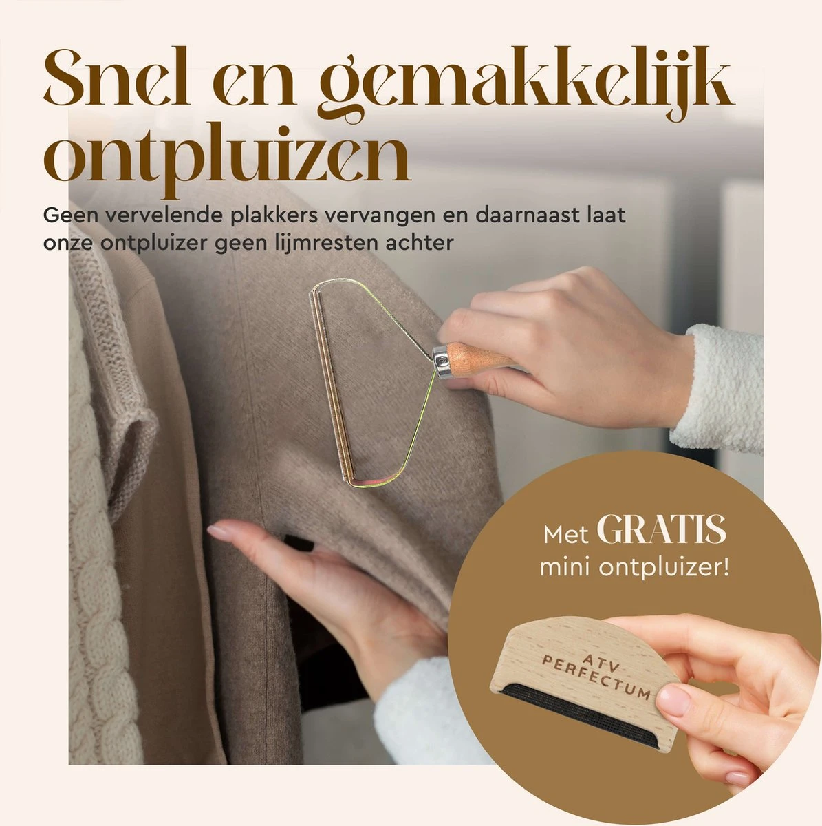 ATV PERFECTUM Super Ontpluizer 3.0 - Pluizen Verwijderaar – Inclusief Mini Ontpluizer – Ontpluizer Wol - Kleding Ontpiller – Duurzaam 13 ATV PERFECTUM Super Ontpluizer 3.0 - Pluizen Verwijderaar – Inclusief Mini Ontpluizer – Ontpluizer Wol - Kleding Ontpiller – Duurzaam - Afbeelding 11