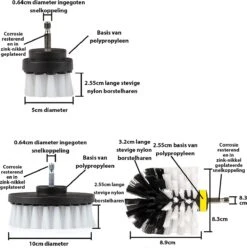 Kibani 9 Delige Borstelset Voor Boormachine - Wit, Rood, Geel - Voor Wielen, Tapijt, Bekleding, Beton En Steen | Schrobborstel – Boorborstel – Schuurborstel - Borstel Boormachine – Schoonmaakborstel – Reinigingsborstel – Tapijtreiniger - Borstelset 17 Kibani 9 Delige Borstelset Voor Boormachine - Wit, Rood, Geel - Voor Wielen, Tapijt, Bekleding, Beton En Steen | Schrobborstel – Boorborstel – Schuurborstel - Borstel Boormachine – Schoonmaakborstel – Reinigingsborstel – Tapijtreiniger - Borstelset -Winkel Voor Dagelijkse Benodigdheden 1197x1200 17