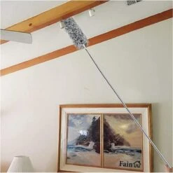 Fain® Plumeau Met Telescoopsteel – Grijs – 80 Tot 280 Cm - Uitschuifbaar – Wasbaar - Flexibel 360° Draaibaar – Duster - Microvezel Ragebol -Winkel Voor Dagelijkse Benodigdheden 1198x1200 35