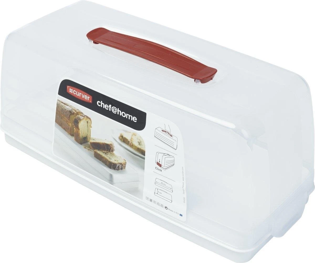 Curver Chef@Home Cakedoos - Wit/transparant 3 Curver Chef@Home Cakedoos - Wit/transparant