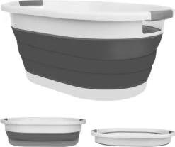 Merkloos Opvouwbare Siliconen Mand - Wasmand - Babybadje - Opbergmand - Opbergbox 25L - Ideaal Voor Camping Of Appartement -Winkel Voor Dagelijkse Benodigdheden 1200x1005 7