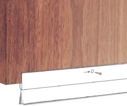 Merkloos Deurborstel - Stripborstel - Afdichting Met Borstel - 100 Cm - Met Installatie Gaten -aluminium -isolatiestrip - Afdichtstrip - Deurstrip -Winkel Voor Dagelijkse Benodigdheden 1200x1006