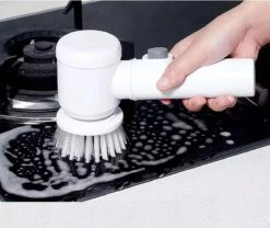 Apeiron Elektrische Schoonmaakborstel - Poetsmachine - Poliermachine - Schrobborstel - Handborstel - Werkborstel - Schrobber - Boorborstel - Wasborstel - Schoonmaakmiddelen - Reinigingsborstel - 3 Opzetstukken -Winkel Voor Dagelijkse Benodigdheden 1200x1009 7