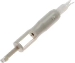 Buttonz® - Naaimachine Draaddoorhaler Wit - Draad Rijger - Naalddoorsteker - Draaddoorsteker - Naaldbedrader Handig Draad Door Naald Hulp Tool Naaldinrijger