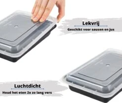 Meal Prep Bakjes - 14 Stuks - 1 Compartiment - Lunchbox - Diepvriesbakjes - Vershoudbakjes - Plastic Bakjes Met Deksel - Magnetron Bakjes Met Deksel - Meal Prep - Vershouddoos - 1L - BPA Vrij 15 Meal Prep Bakjes - 14 Stuks - 1 Compartiment - Lunchbox - Diepvriesbakjes - Vershoudbakjes - Plastic Bakjes Met Deksel - Magnetron Bakjes Met Deksel - Meal Prep - Vershouddoos - 1L - BPA Vrij -Winkel Voor Dagelijkse Benodigdheden 1200x1022 8