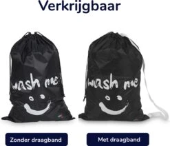Wonair - Grote Waszak - Laundry Bag - Wash Me - 60x90cm - Zwart - Met Trekkoord 15 Wonair - Grote Waszak - Laundry Bag - Wash Me - 60x90cm - Zwart - Met Trekkoord -Winkel Voor Dagelijkse Benodigdheden 1200x1031