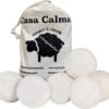 Casa Calma Drogerballen (6 Stuks) - Inclusief Opbergzakje - 100% Natuurlijk Schapenwol - Droger Ballen - Zero Waste Wasverzachter Bollen - Energiebesparend Drogen Met Droogbollen - Dryer Balls - Diervriendelijk & Milieuvriendelijk - Energie Besparen -Winkel Voor Dagelijkse Benodigdheden 1200x1070