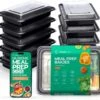 VitalDrive Meal Prep Bakjes - Magnetron Bakjes Met Deksel - Vershoudbakjes Set - Plastic Bakjes - 10 Stuks -Winkel Voor Dagelijkse Benodigdheden 1200x1079 10
