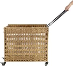 Segenn's Handgeweven Wasmand - Wasmand Van Polyrotan - Met 3 Vakken - Deksel En Handvatten - Uitneembare Vakken - Woonkamer - Slaapkamer - Wasruimte - Natuurlijke Kleur -Winkel Voor Dagelijkse Benodigdheden 1200x1081 5