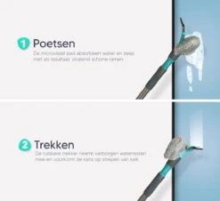 Whipex Sweeper Raamwisser Met Telescoopsteel - 160cm Ruitenreiniger Ramenwasser -Winkel Voor Dagelijkse Benodigdheden 1200x1097 13