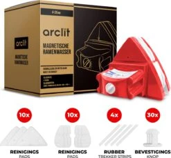 Arclit® | Magnetische Ramenwasser 4-35mm | Geschikt Voor HR / HR+++ | Verstelbare Ruitenreiniger & Raamwisser