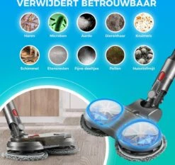 Elektrische Mop Dweil Voor Dyson Steelstofzuiger - Dweilsysteem Voor V7 / V8 / V10 / V11 Series - Vloerwisser - Vloermop -Winkel Voor Dagelijkse Benodigdheden 1200x1132 4