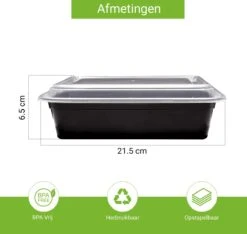 Meal Prep Bakjes - 15 Stuks - 1 Compartiment - Vershouddoos - Lunchbox - Plastic Bakjes Met Deksel - Magnetronbestendig - Vaatwasserbestendig - Vriezerbestendig 12 Meal Prep Bakjes - 15 Stuks - 1 Compartiment - Vershouddoos - Lunchbox - Plastic Bakjes Met Deksel - Magnetronbestendig - Vaatwasserbestendig - Vriezerbestendig -Winkel Voor Dagelijkse Benodigdheden 1200x1139 17