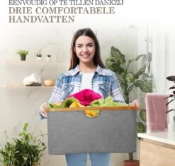MIRI Opvouwbare Wasmand – Heupwasmand – Wasmanden – Opbergmand – Wasbox – 45L – Bamboe – Laundry Basket 14 MIRI Opvouwbare Wasmand – Heupwasmand – Wasmanden – Opbergmand – Wasbox – 45L – Bamboe – Laundry Basket -Winkel Voor Dagelijkse Benodigdheden 1200x1141 14