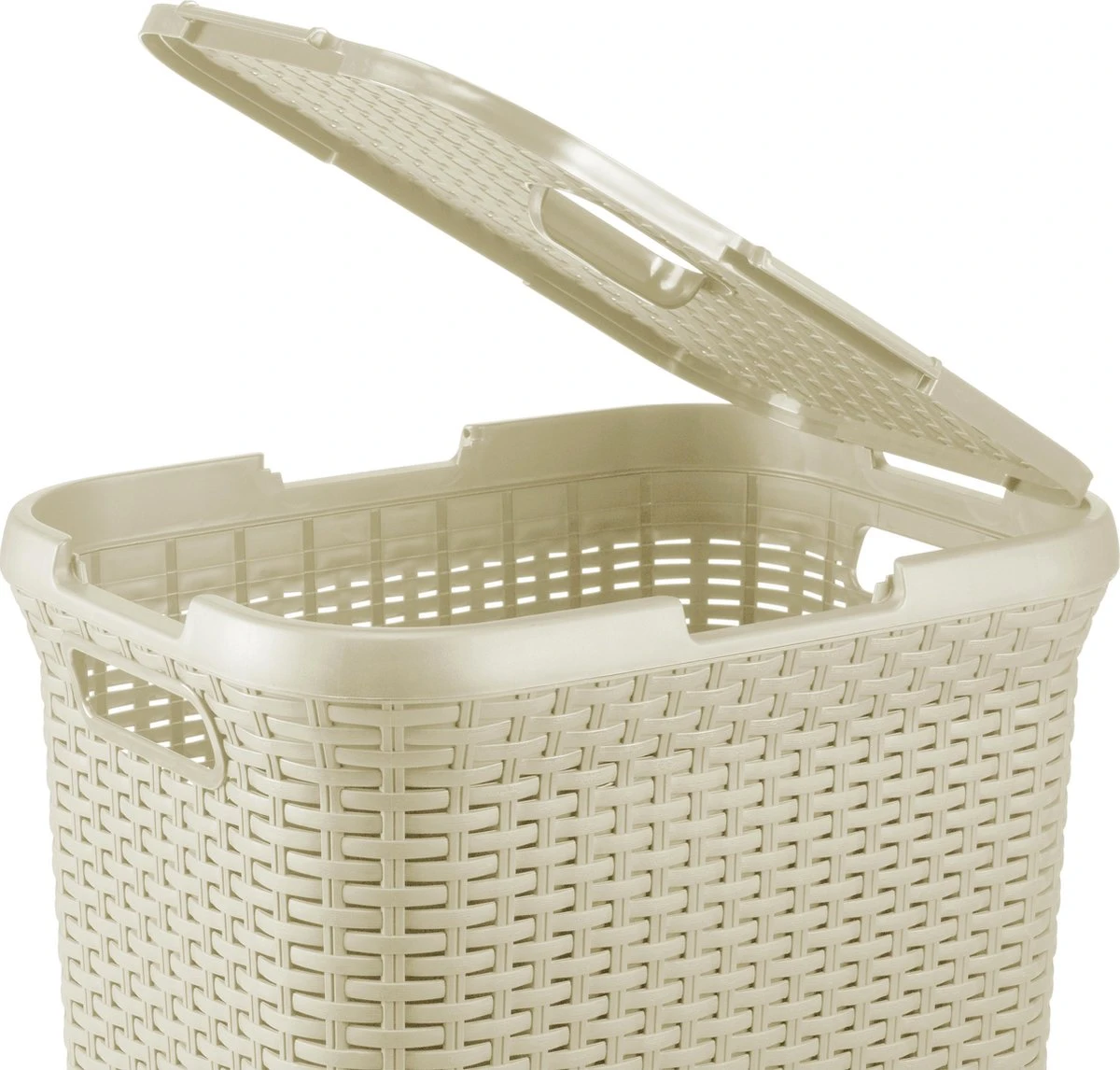 Curver Style Wasmand Met Deksel - 60L - Vintage Wit 14 Curver Style Wasmand Met Deksel - 60L - Vintage Wit - Afbeelding 12