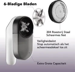 DOWO® - Elektrische Pluizenverwijderaar - Ontpluizer - Draadloos En Oplaadbaar - Pluizentondeuse - 3 Extra Opzetstukken - Zwart 15 DOWO® - Elektrische Pluizenverwijderaar - Ontpluizer - Draadloos En Oplaadbaar - Pluizentondeuse - 3 Extra Opzetstukken - Zwart -Winkel Voor Dagelijkse Benodigdheden 1200x1146 11