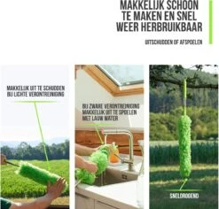 Strex Telescopische Plumeau Set Met Telescoopsteel - 60 Tot 140 Cm - Uitschuifbaar - Flexibel - Microvezel Ragebol - 5-Delige Schoonmaak Set -Winkel Voor Dagelijkse Benodigdheden 1200x1146 7