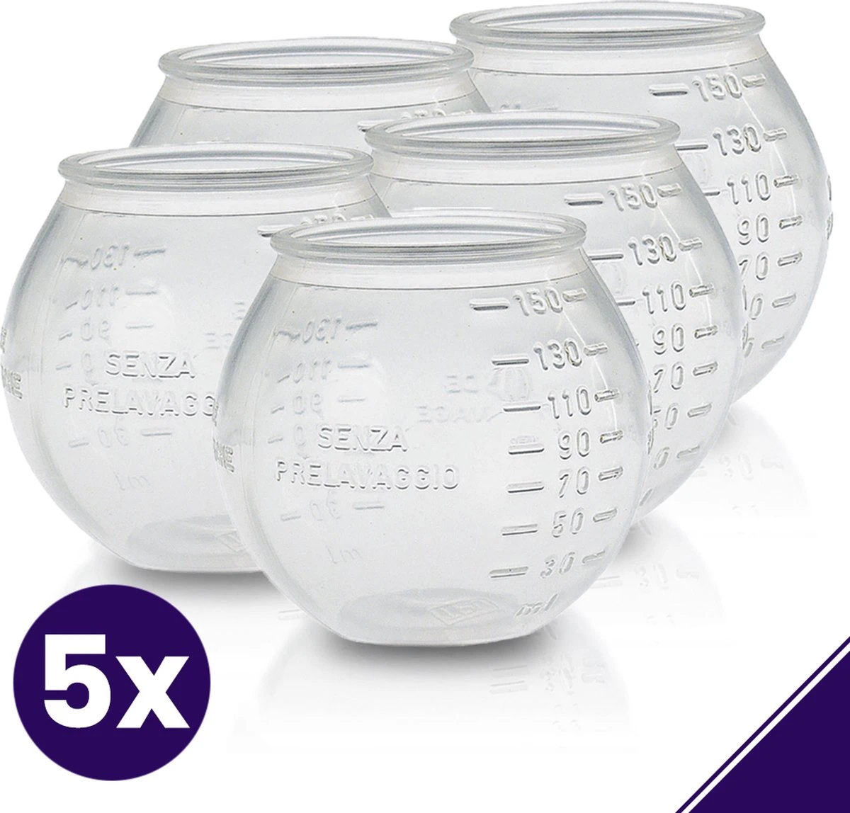 BluGo Doseerbol 5 Stuks - Wasbollen - Doseerdop - Drogerballen - Wasballen - Herbruikbaar - Maataanduiding - 150ml 3 BluGo Doseerbol 5 Stuks - Wasbollen - Doseerdop - Drogerballen - Wasballen - Herbruikbaar - Maataanduiding - 150ml