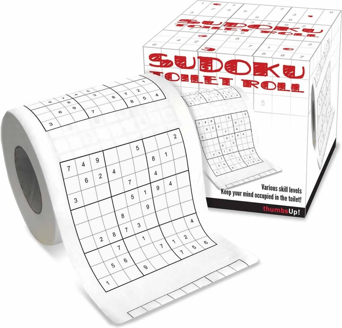 MikaMax Sudoku WC Papier - Sudoku - Iedervel Een Andere Sudoku - Toiletpapier - Puzzels - Puzzel 4 MikaMax Sudoku WC Papier - Sudoku - Iedervel Een Andere Sudoku - Toiletpapier - Puzzels - Puzzel - Afbeelding 2