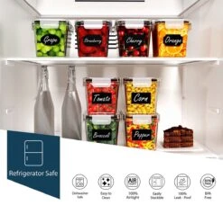 Empyrea Set Van 24 Luchtdichte Vershouddozen, Voorraad Bussen Opslag En Organisatie, Keuken En Voedselcontainer, Voorraadpotten Van Kunststof, BPA-vrij, 72 Etiketten, 3 Markers En 8 Lepels Meegeleverd | Keuken Organizer Voorraadcontainers 11 Empyrea Set Van 24 Luchtdichte Vershouddozen, Voorraad Bussen Opslag En Organisatie, Keuken En Voedselcontainer, Voorraadpotten Van Kunststof, BPA-vrij, 72 Etiketten, 3 Markers En 8 Lepels Meegeleverd | Keuken Organizer Voorraadcontainers -Winkel Voor Dagelijkse Benodigdheden 1200x1154