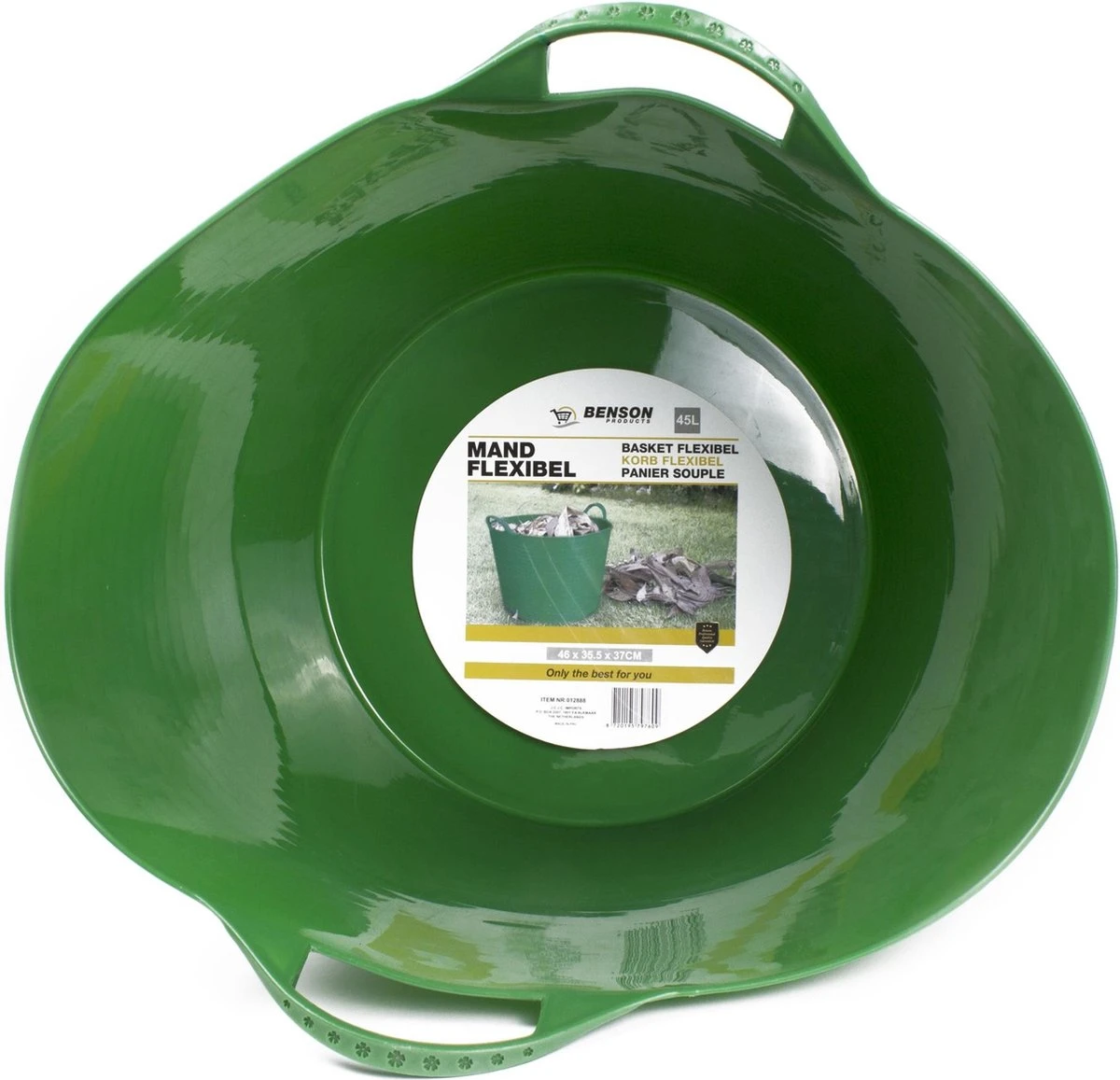 Flexibele Kuip Emmer/wasmand Rond Groen 45 Liter - Opbergmanden 4 Flexibele Kuip Emmer/wasmand Rond Groen 45 Liter - Opbergmanden - Afbeelding 2